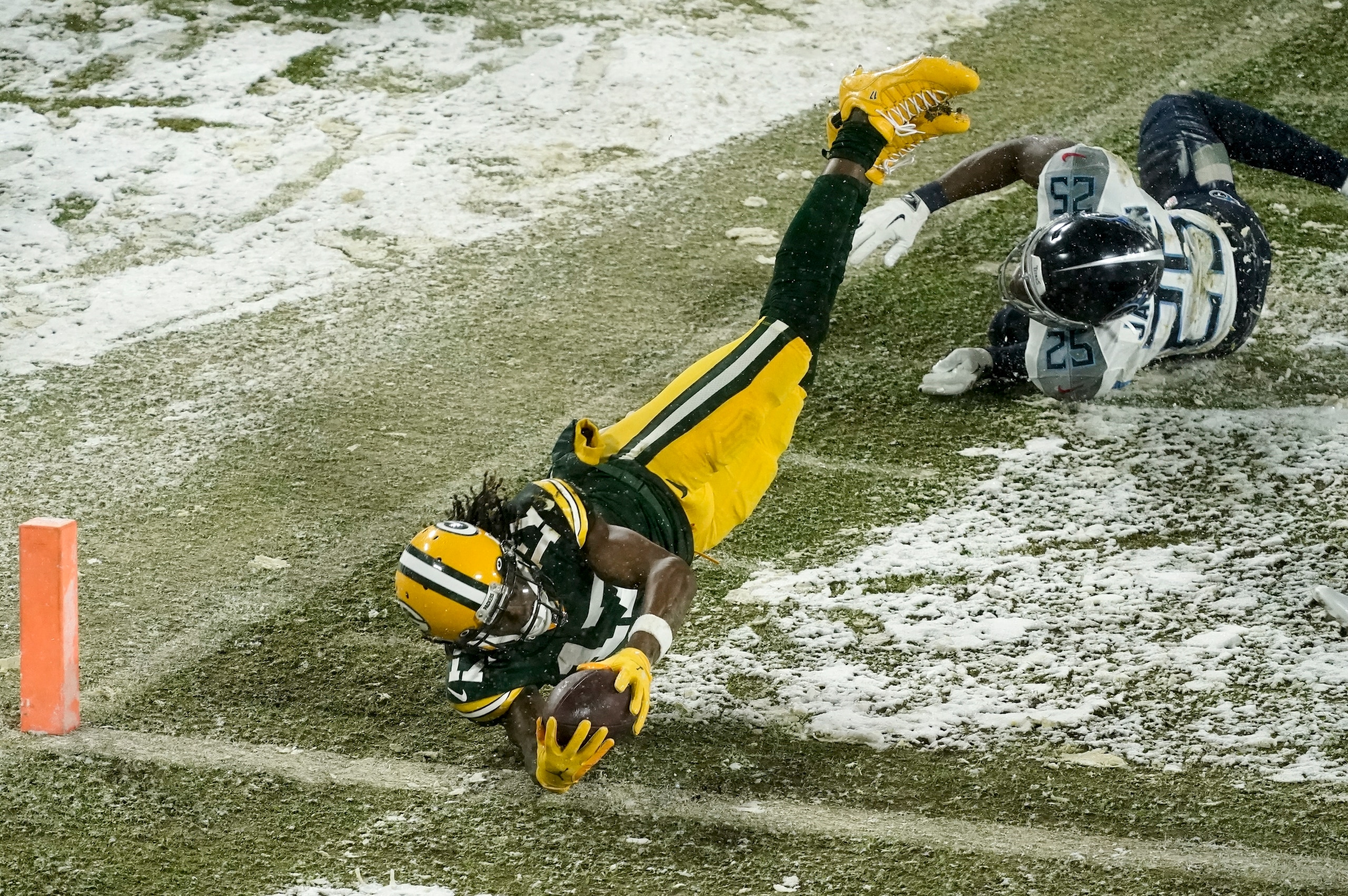 Adams has scored a touchdown in 11 of his last 12 games.