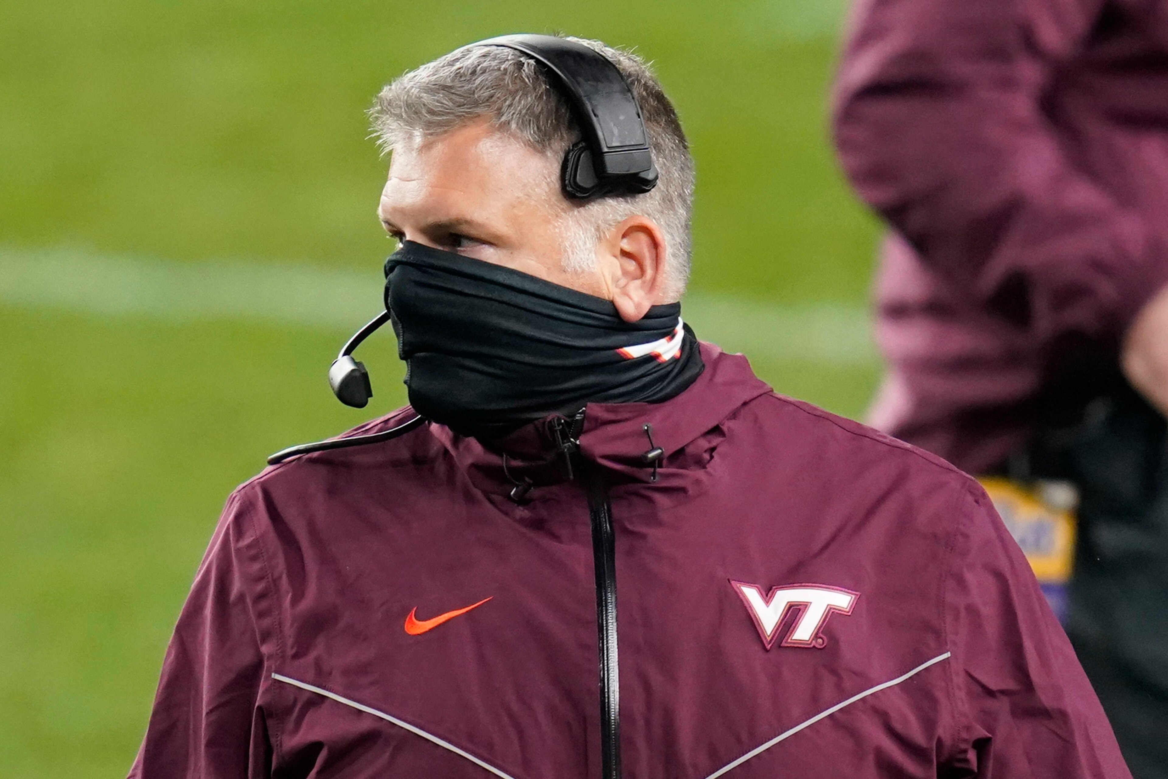 Virginia Tech head coach Justin Fuente