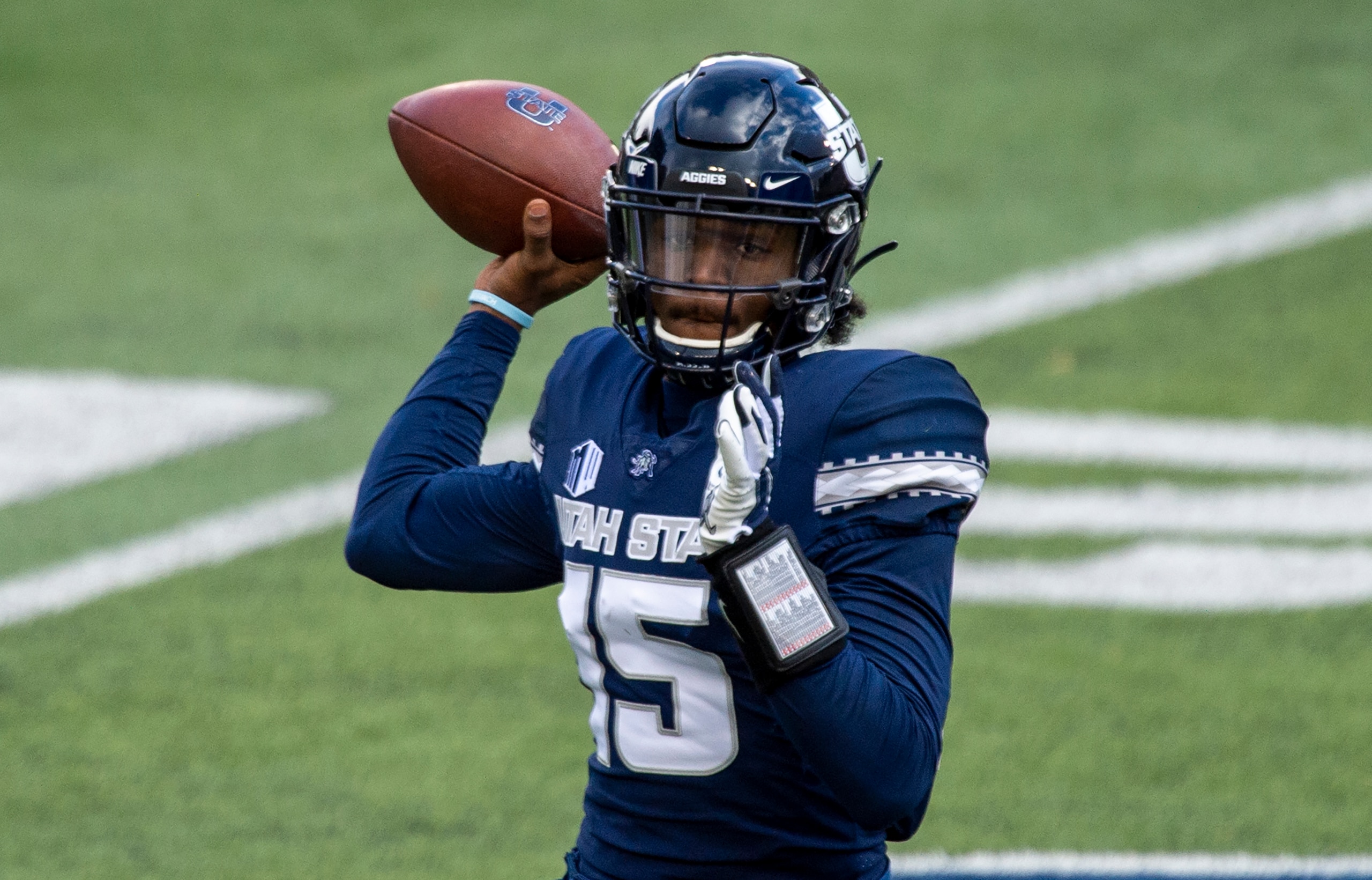 Utah State QB Jason Shelley Utah State QB Jason Shelley