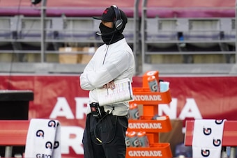 San Francisco 49ers head coach Kyle Shanahan