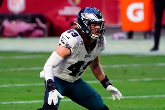 Philadelphia Eagles linebacker Alex Singleton