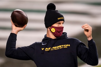 Washington Football Team quarterback Alex Smith