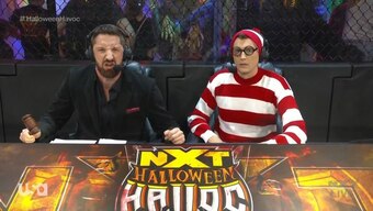 This is a rare instance of WWE's commentators getting a chance to show off who they are.