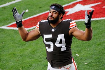 Cleveland Browns defensive end Olivier Vernon
