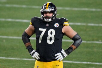 Pittsburgh Steelers left tackle Alejandro Villanueva