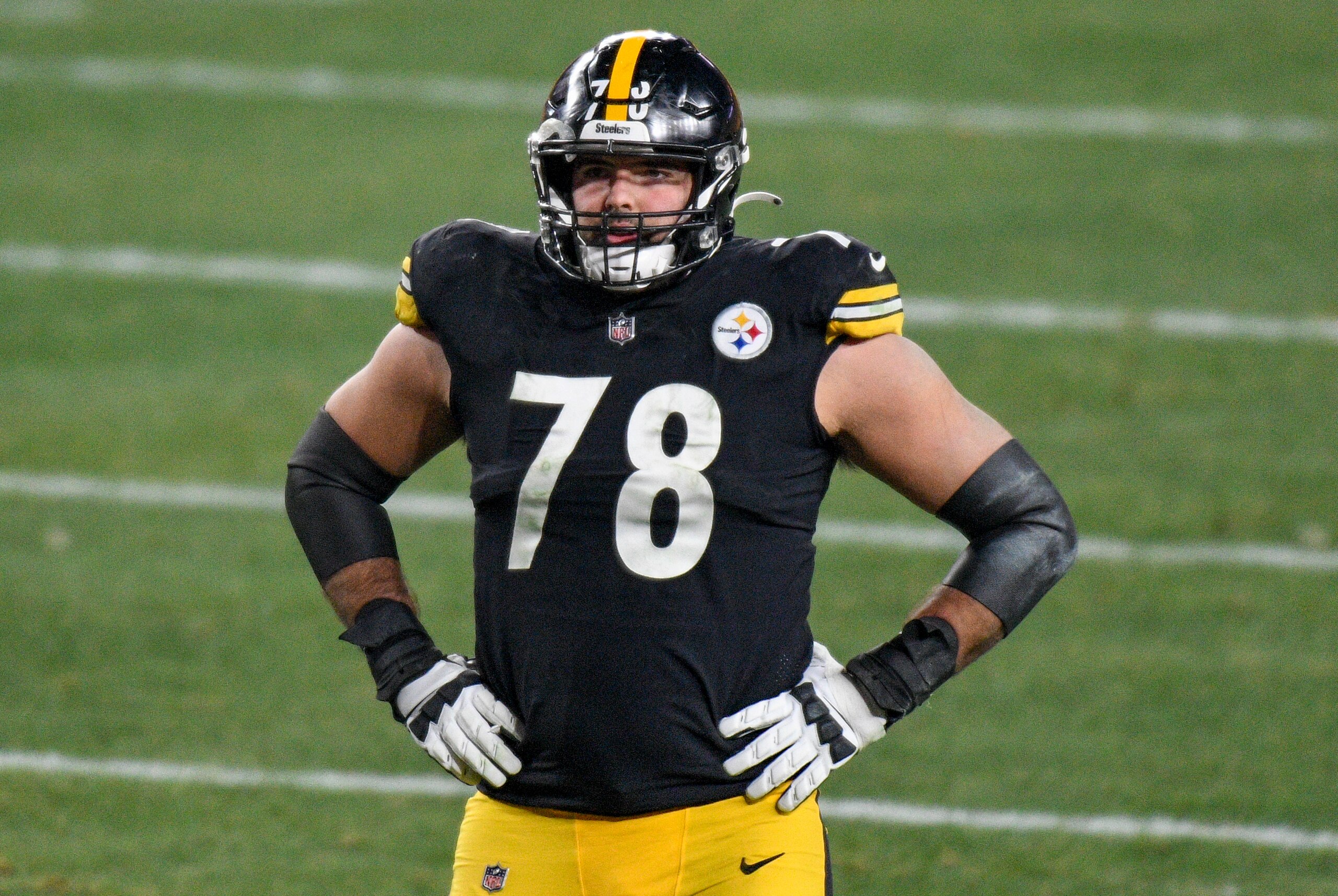Pittsburgh Steelers left tackle Alejandro Villanueva