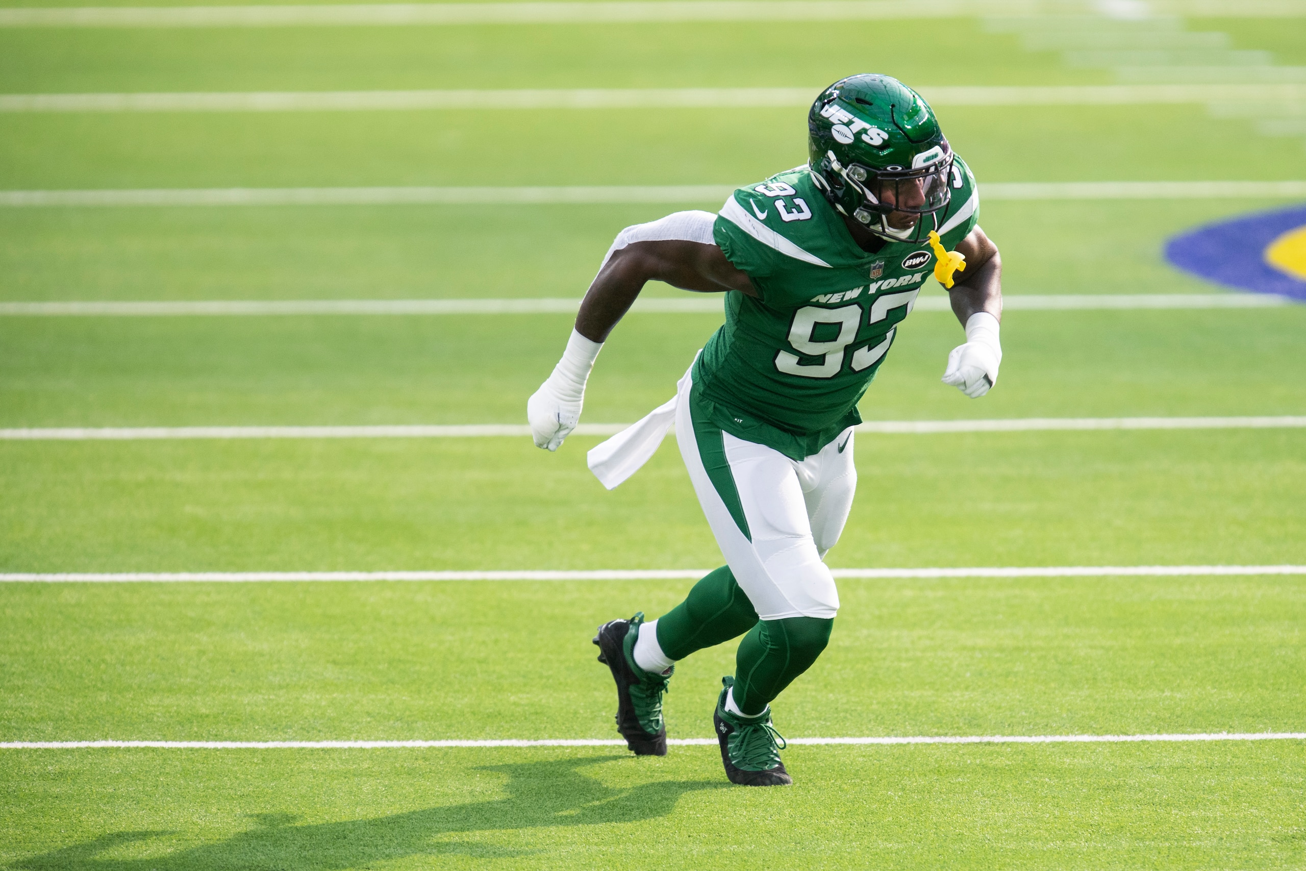 New York Jets edge-rusher Tarell Basham