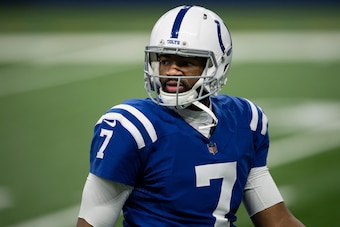 Indianapolis Colts quarterback Jacoby Brissett