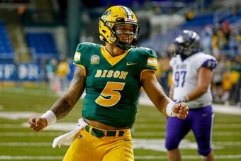 North Dakota State quarterback Trey Lance