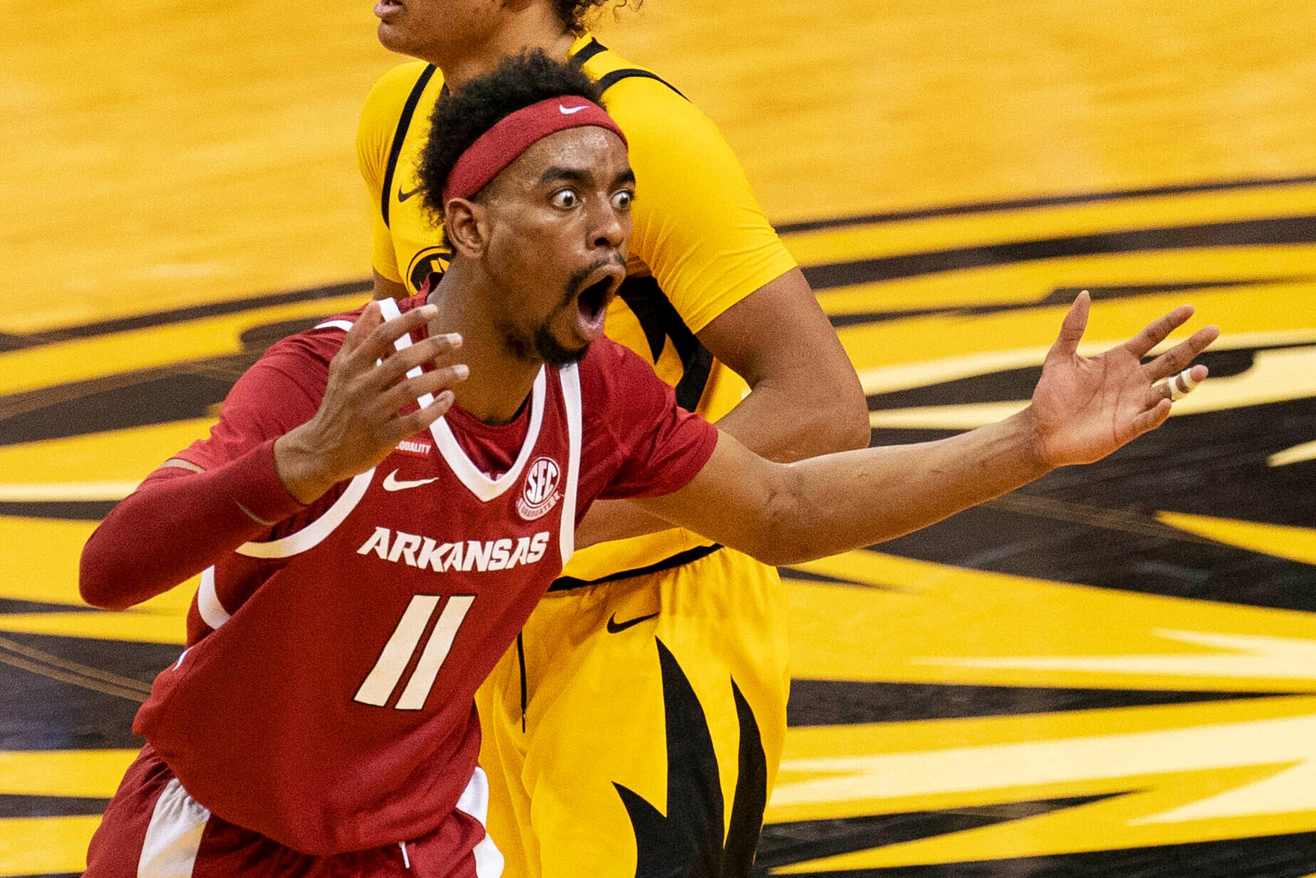 Arkansas' Jalen Tate