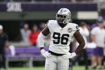 Las Vegas Raiders defensive end Clelin Ferrell