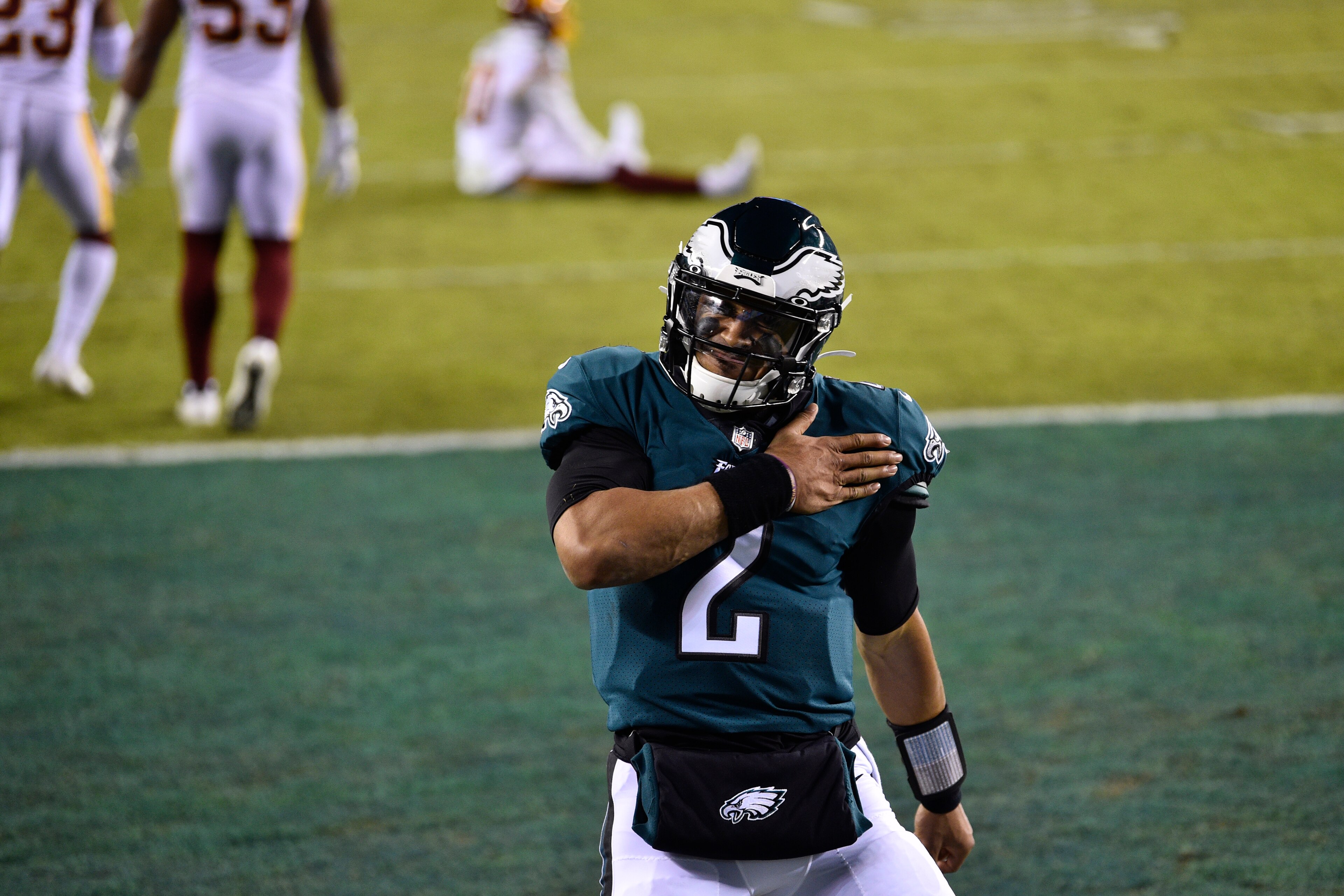 Philadelphia Eagles quarterback Jalen Hurts