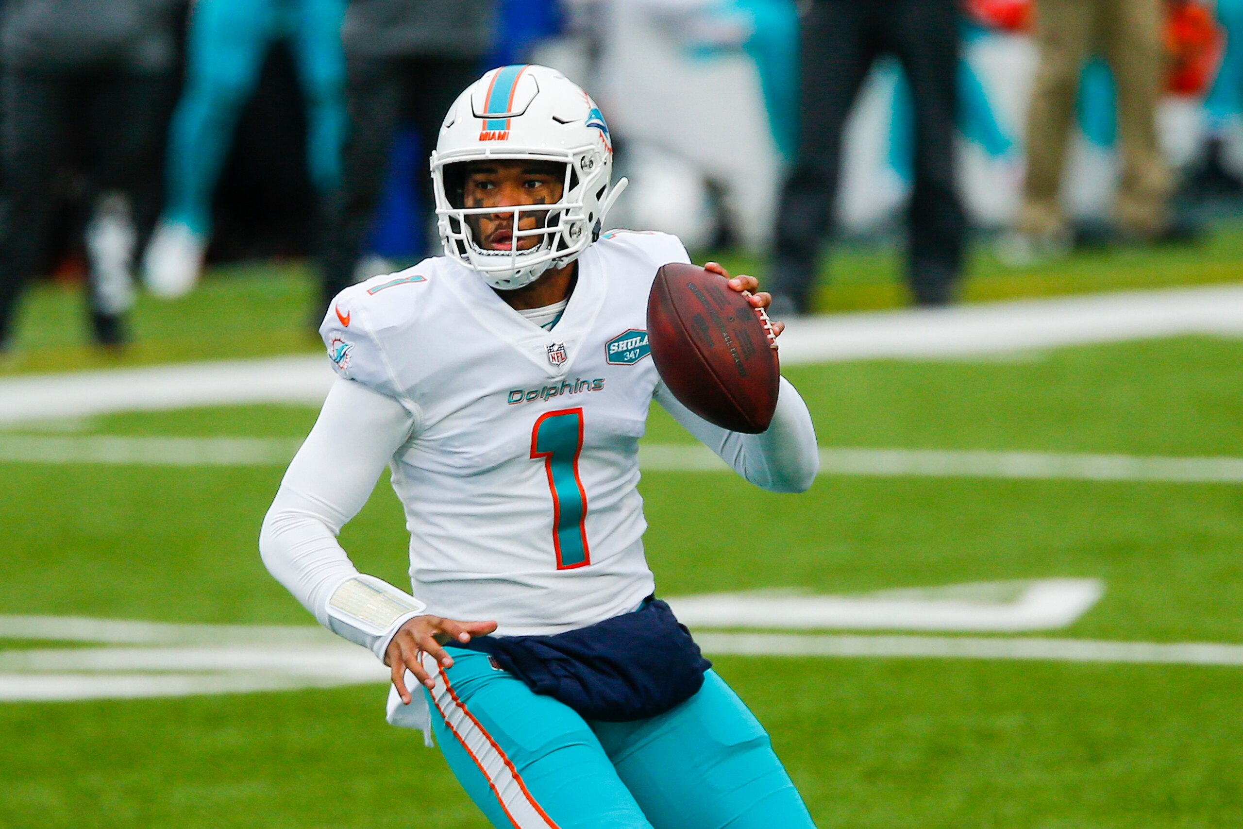 Miami Dolphins quarterback Tua Tagovailoa