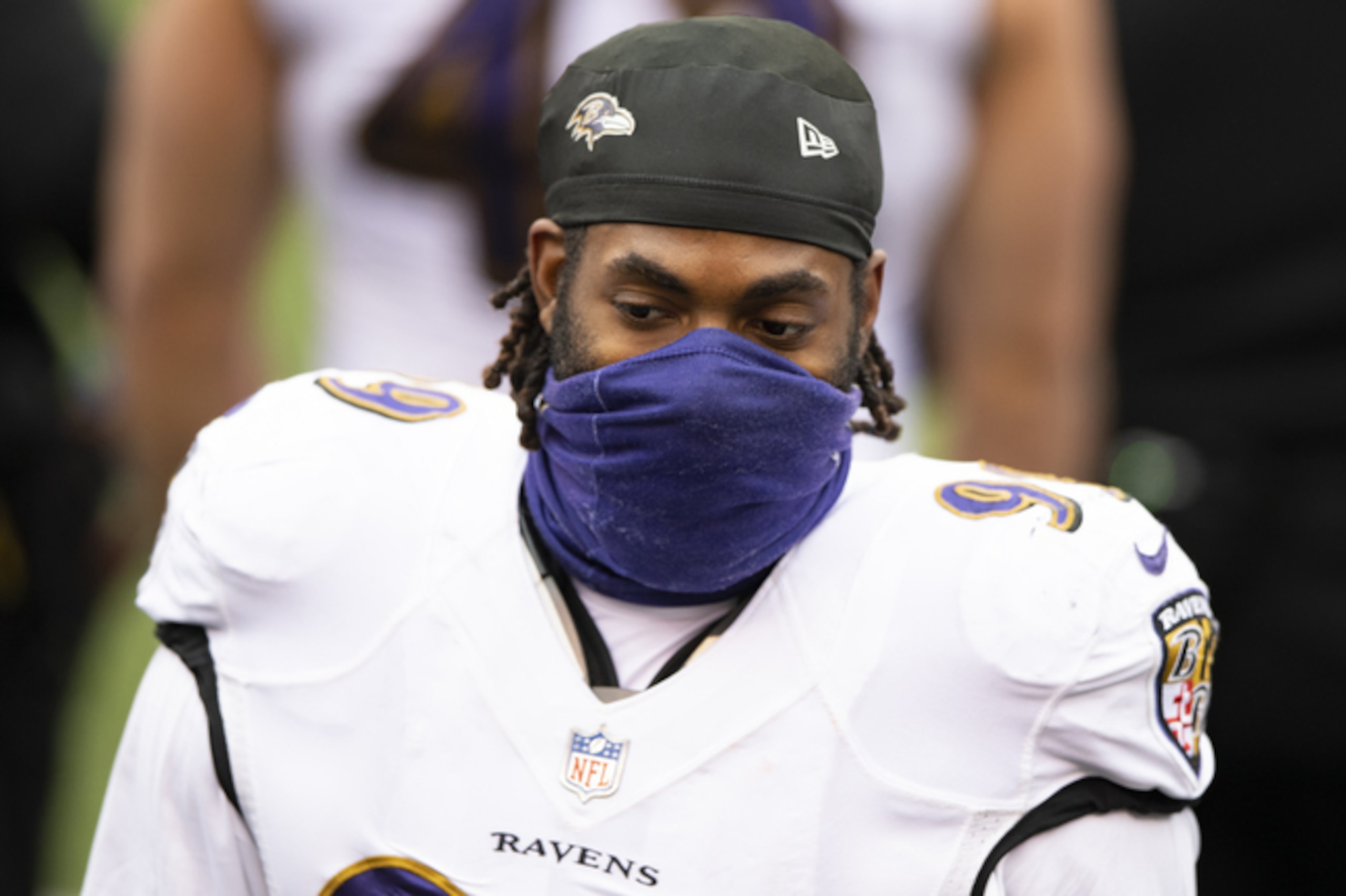 Baltimore Ravens edge-rusher Matt Judon Baltimore Ravens edge-rusher Matt Judon