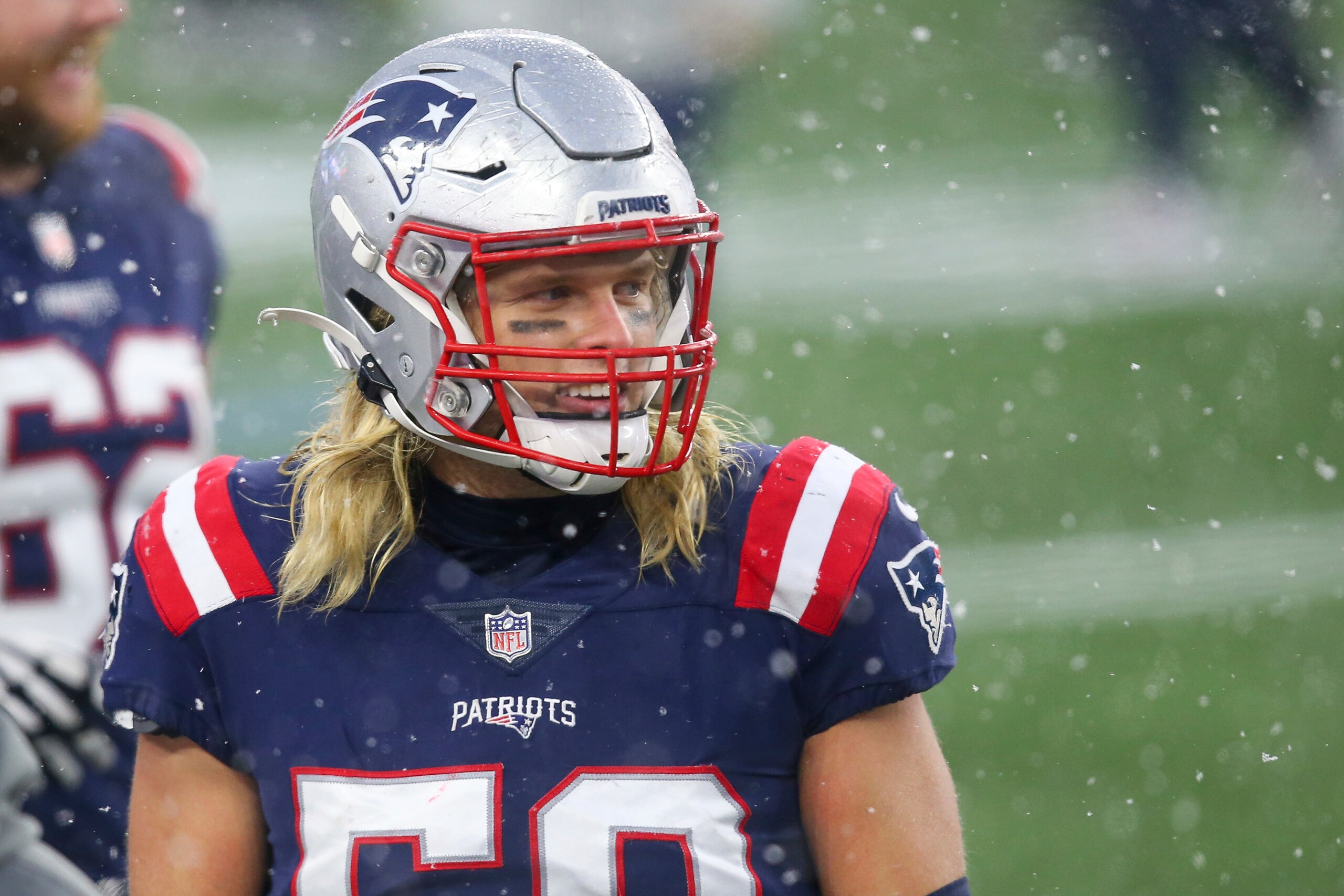 New England Patriots edge-rusher Chase Winovich