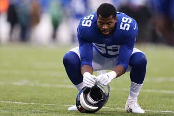 New York Giants outside linebacker Lorenzo Carter