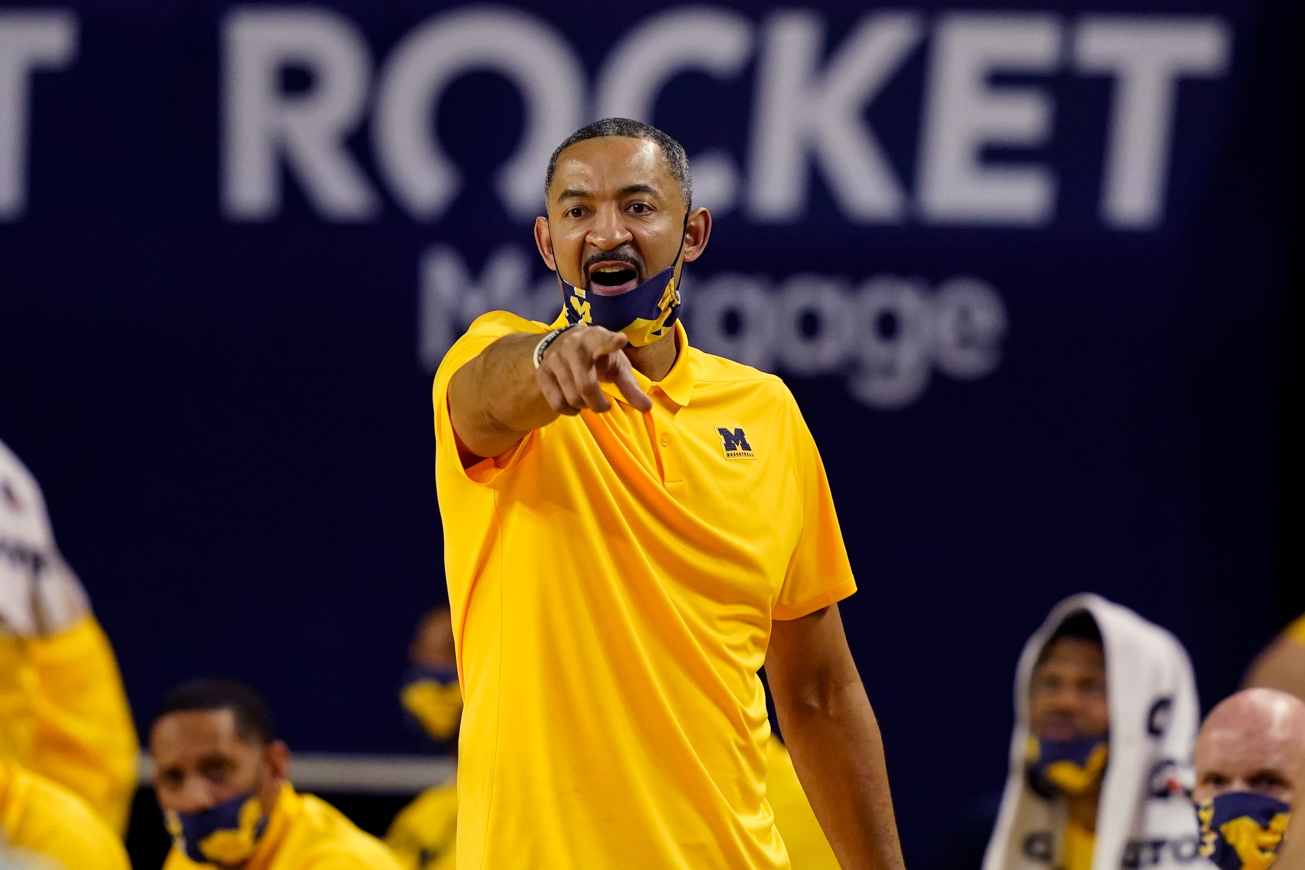 Michigan head coach Juwan Howard Michigan head coach Juwan Howard