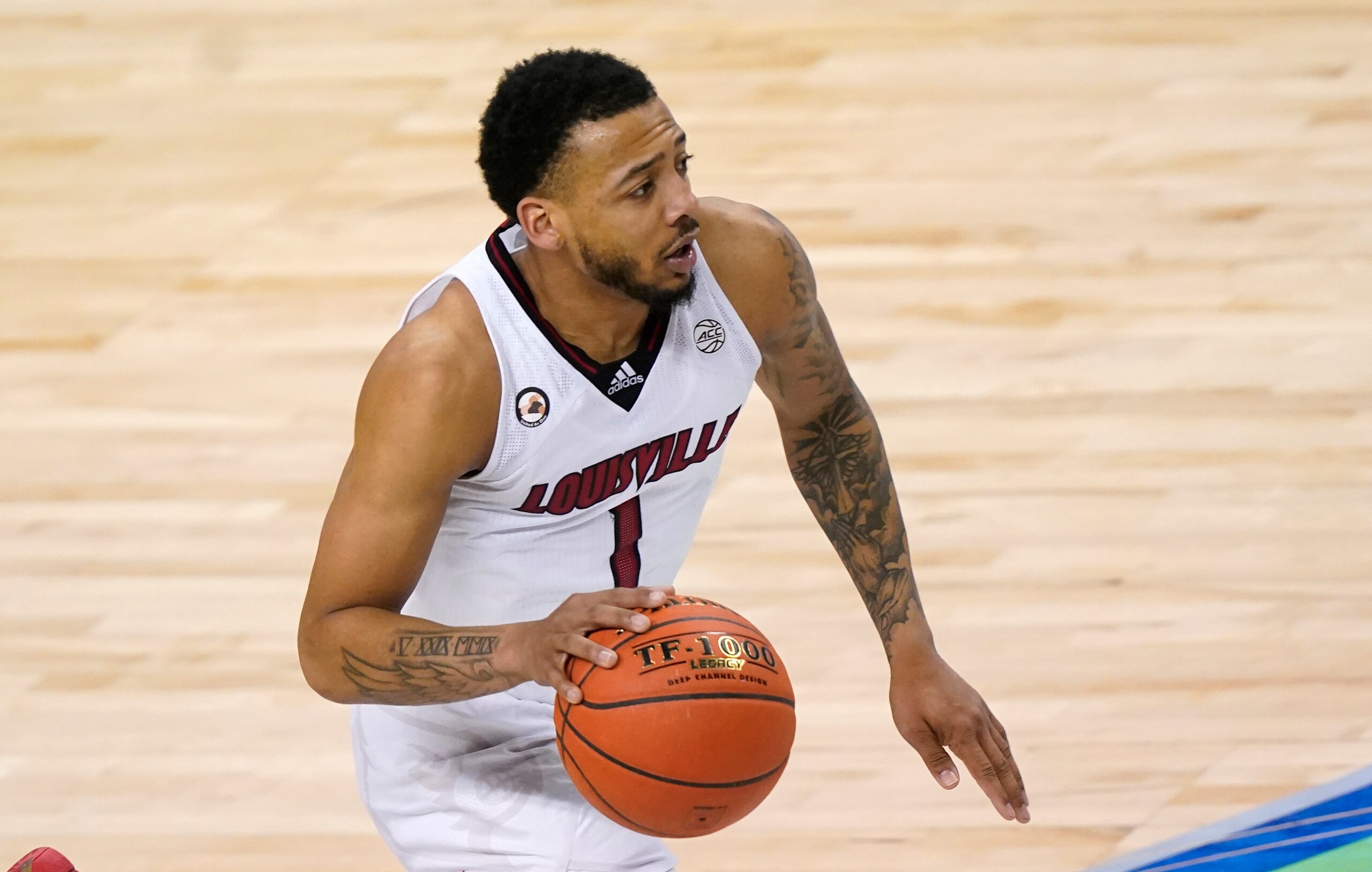Louisville's Carlik Jones Louisville's Carlik Jones