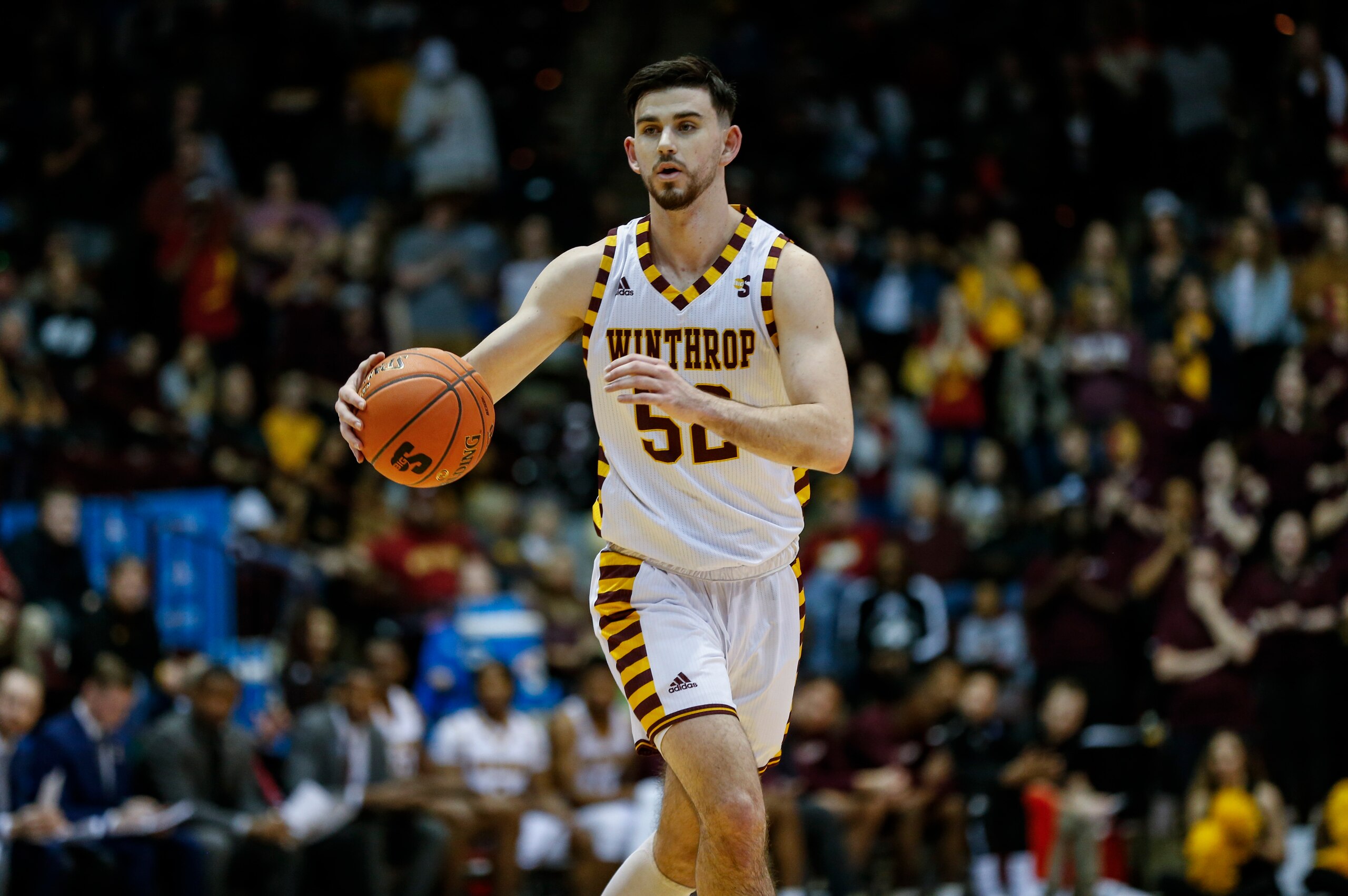 Chandler Vaudrin leads No. 12 Winthrop into March Madness. Chandler Vaudrin leads No. 12 Winthrop into March Madness.