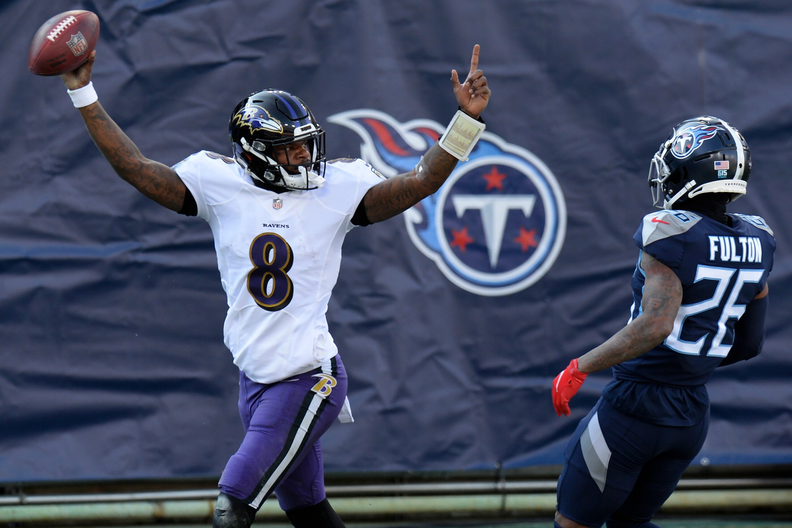 Baltimore Ravens quarterback Lamar Jackson
