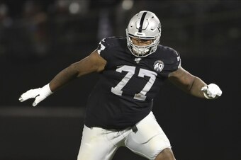 New England Patriots offensive tackle Trent Brown