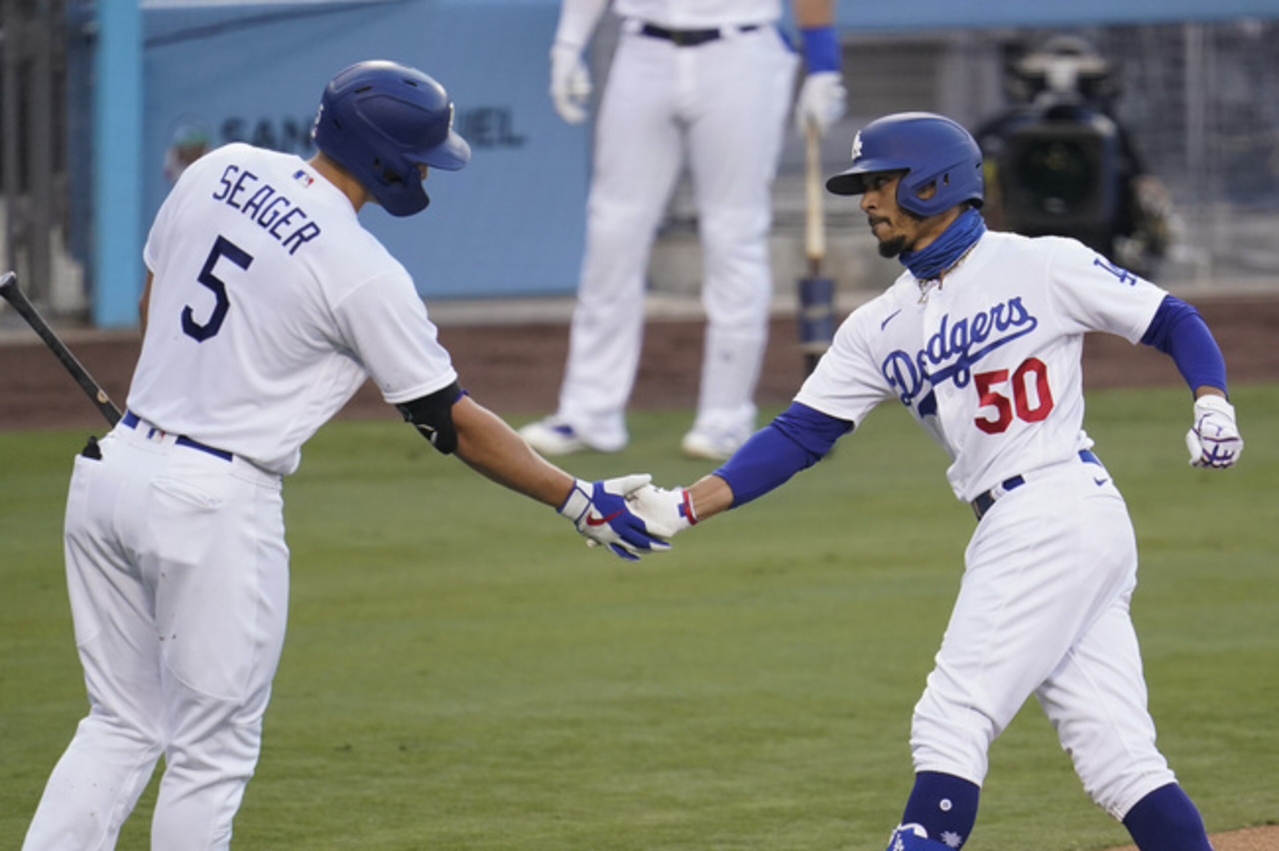 Corey Seager and Mookie Betts