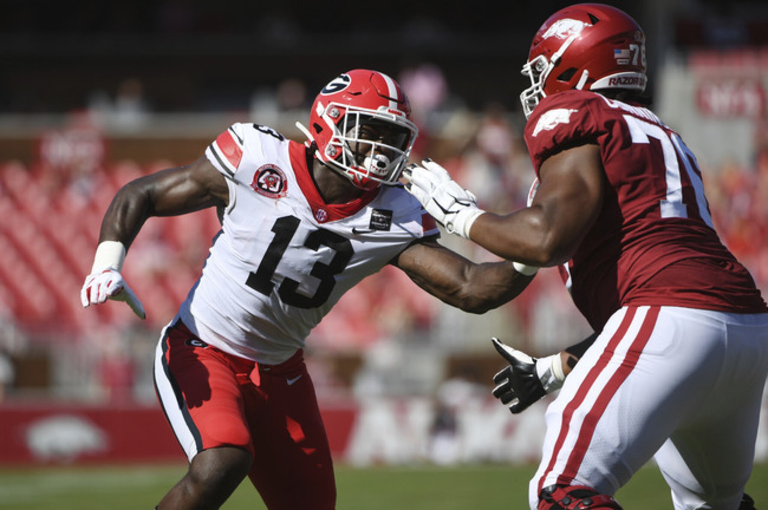 Georgia edge-defender Azeez Ojulari