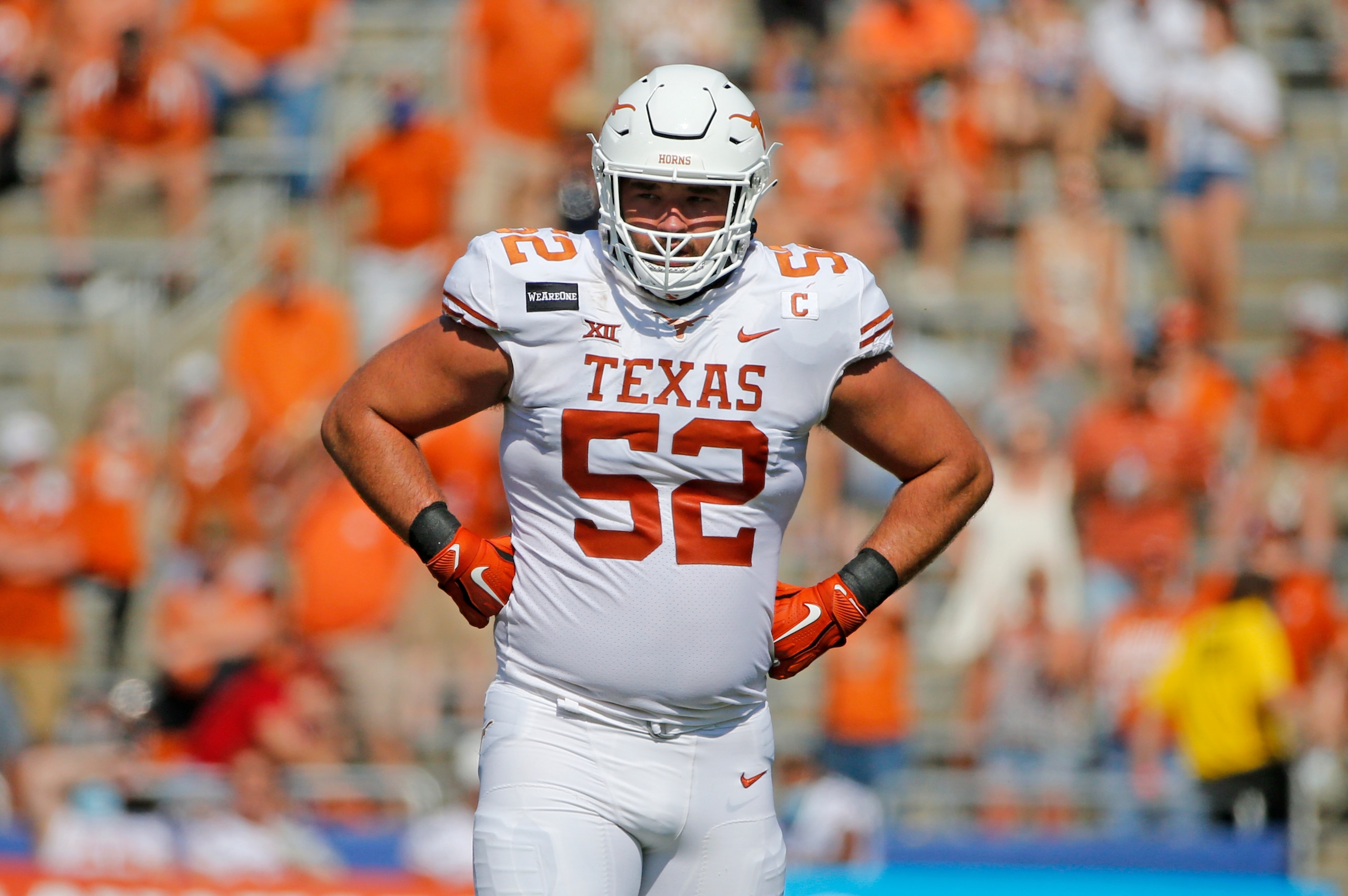 Texas offensive tackle Samuel Cosmi