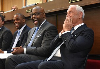 Steve Robinson (middle)