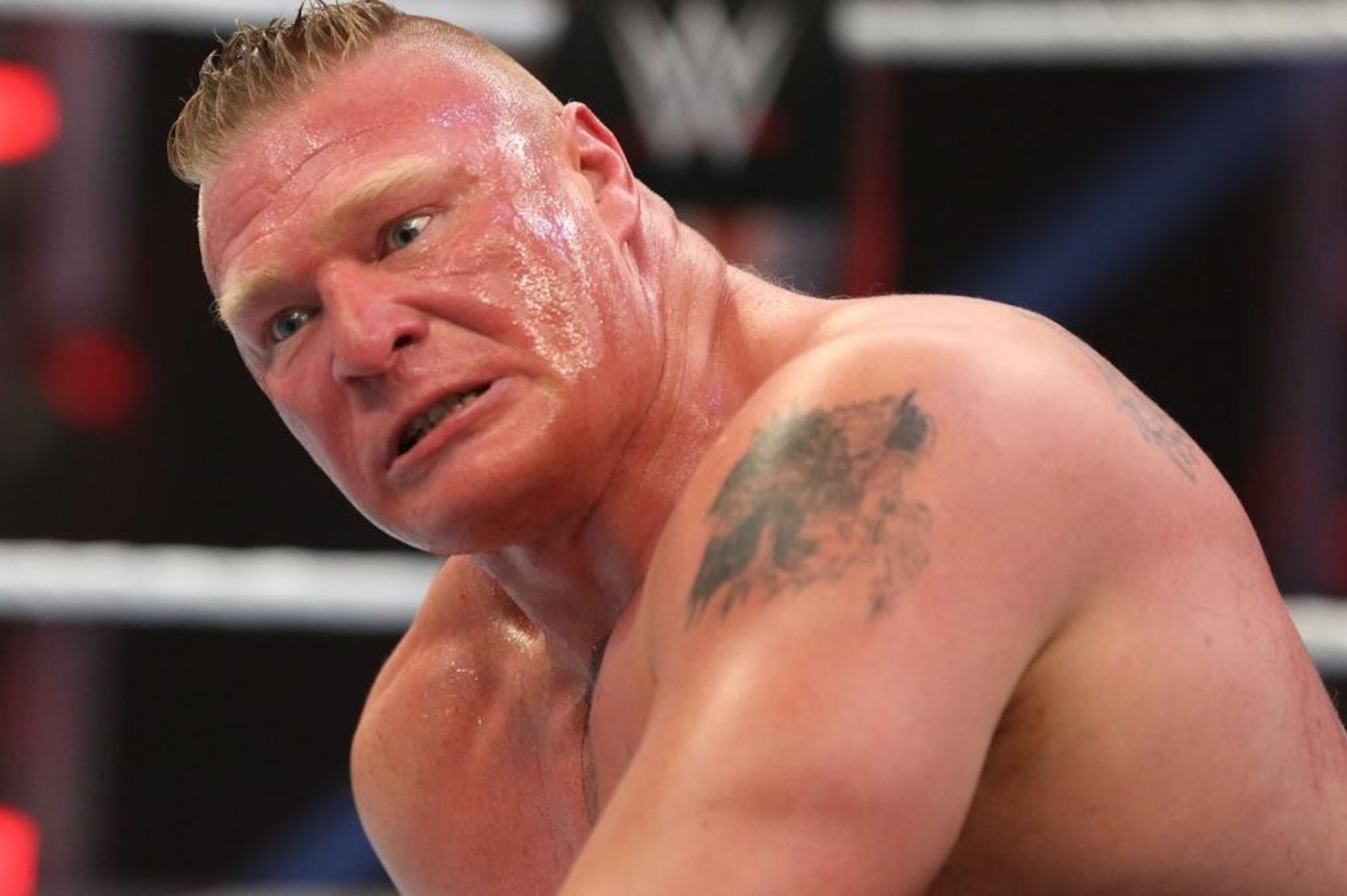 Brock Lesnar hasn't been featured on WWE TV since WrestleMania 36.