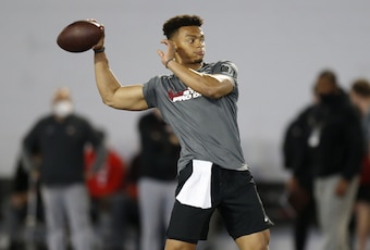 Ohio State quarterback Justin Fields