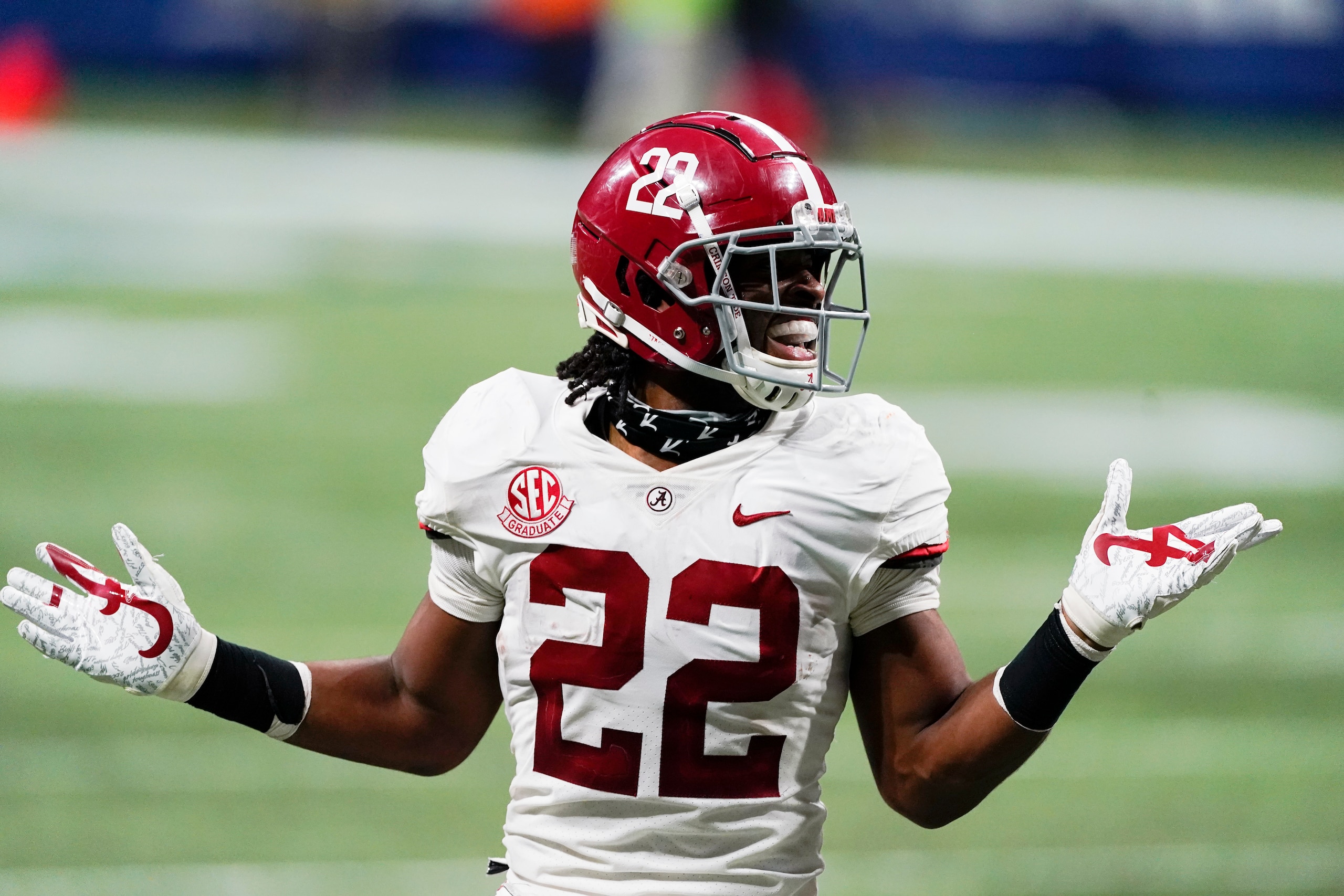 Alabama running back Najee Harris