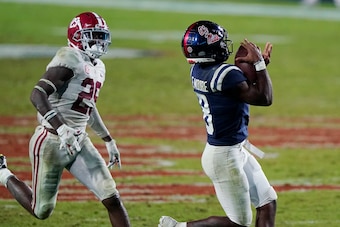 Ole Miss wideout Elijah Moore