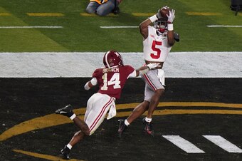 Ohio State wide receiver Garrett Wilson