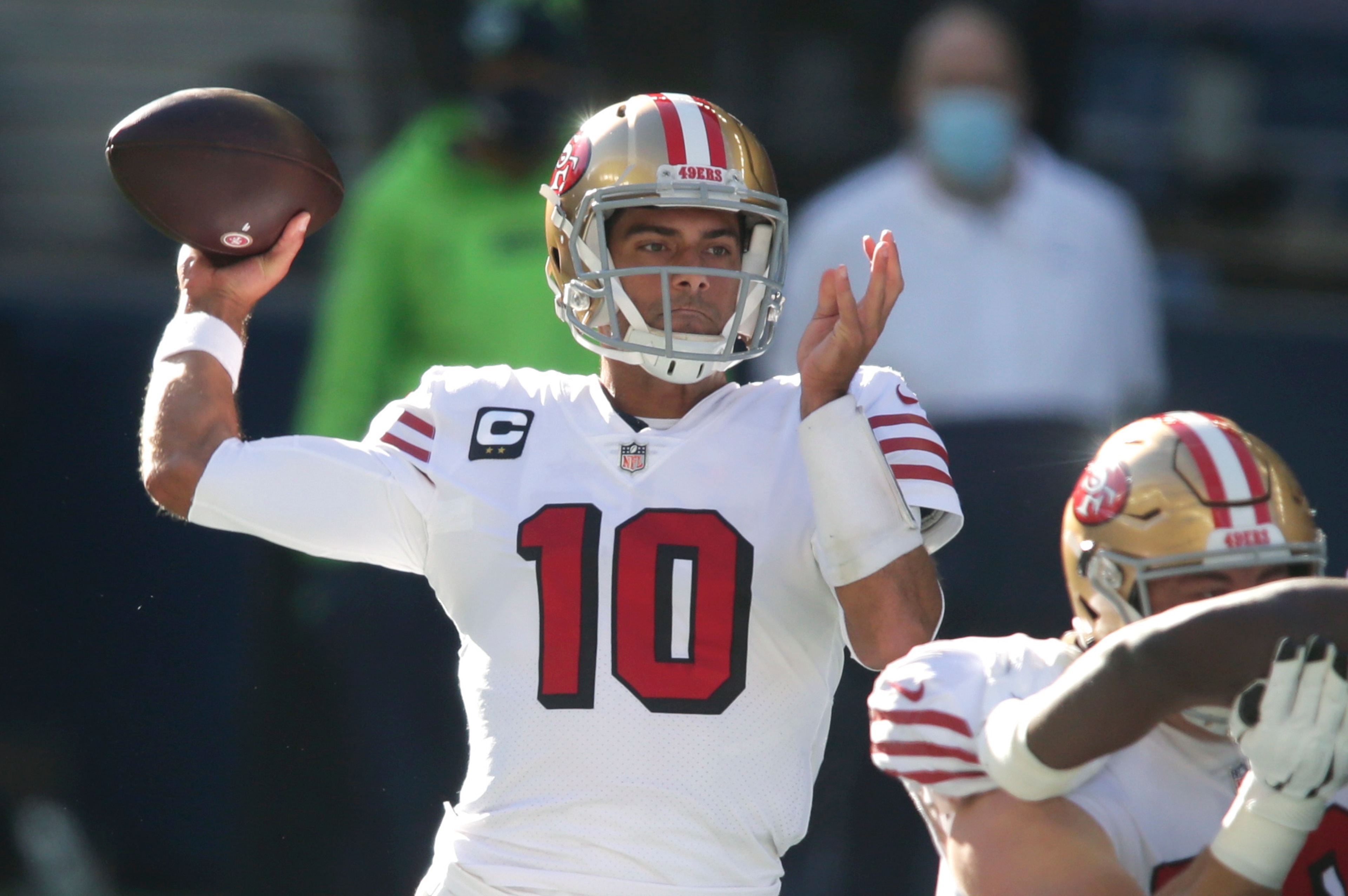 San Francisco 49ers quarterback Jimmy Garoppolo