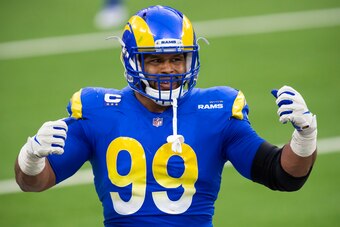 Los Angeles Rams defensive tackle Aaron Donald