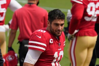 San Francisco 49ers quarterback Jimmy Garoppolo