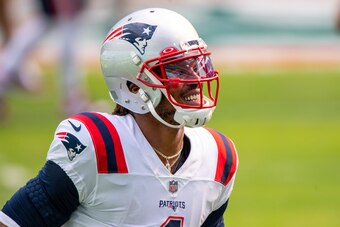 New England Patriots quarterback Cam Newton