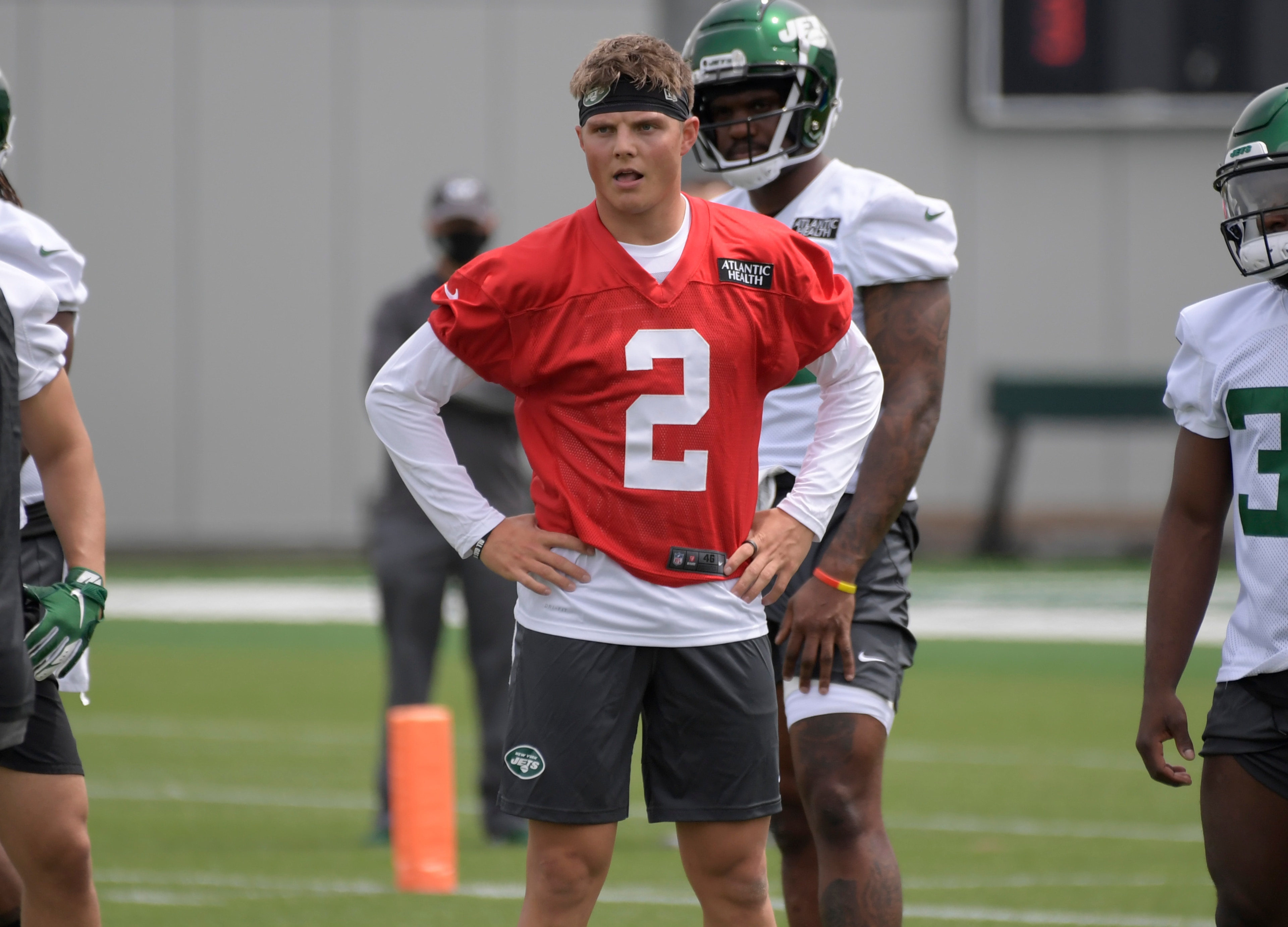 New York Jets quarterback Zach Wilson New York Jets quarterback Zach Wilson