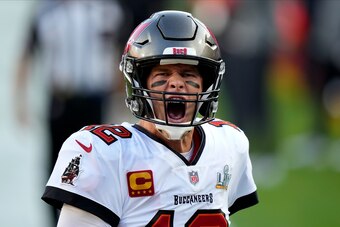 Tampa Bay Buccaneers quarterback Tom Brady