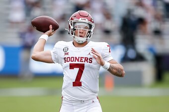 Oklahoma quarterback Spencer Rattler
