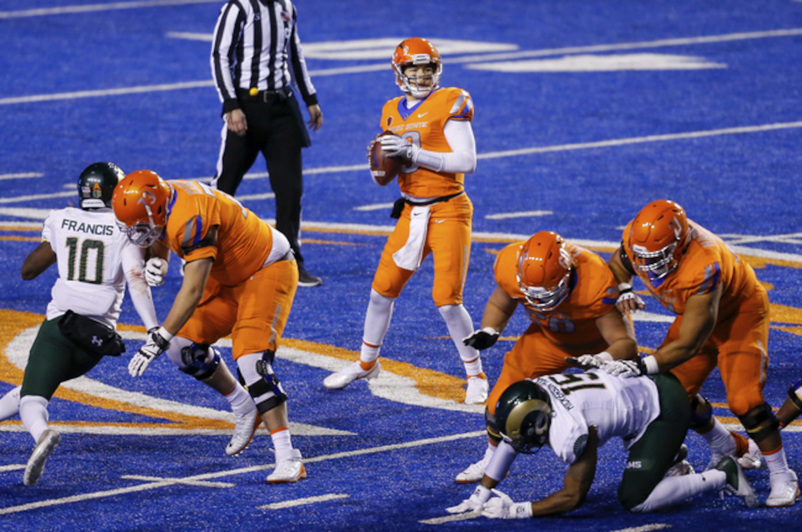 Boise State quarterback Hank Bachmeier