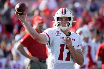 Jack Coan will lead Notre Dame to Chicago to face his former team, Wisconsin.