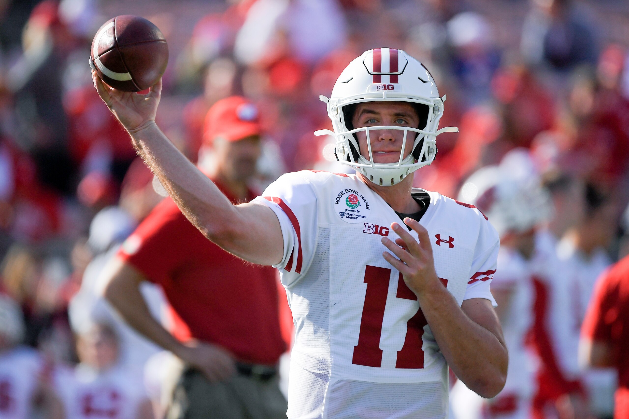 Jack Coan will lead Notre Dame to Chicago to face his former team, Wisconsin.