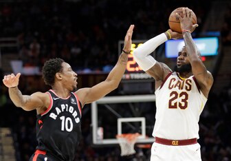 DeMar DeRozan and LeBron James