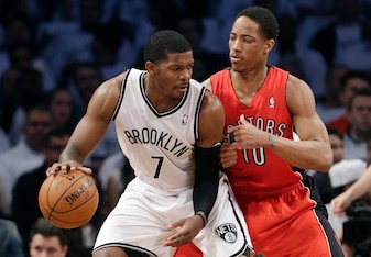 Joe Johnson and DeMar DeRozan