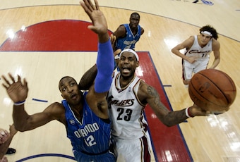 Dwight Howard and LeBron James