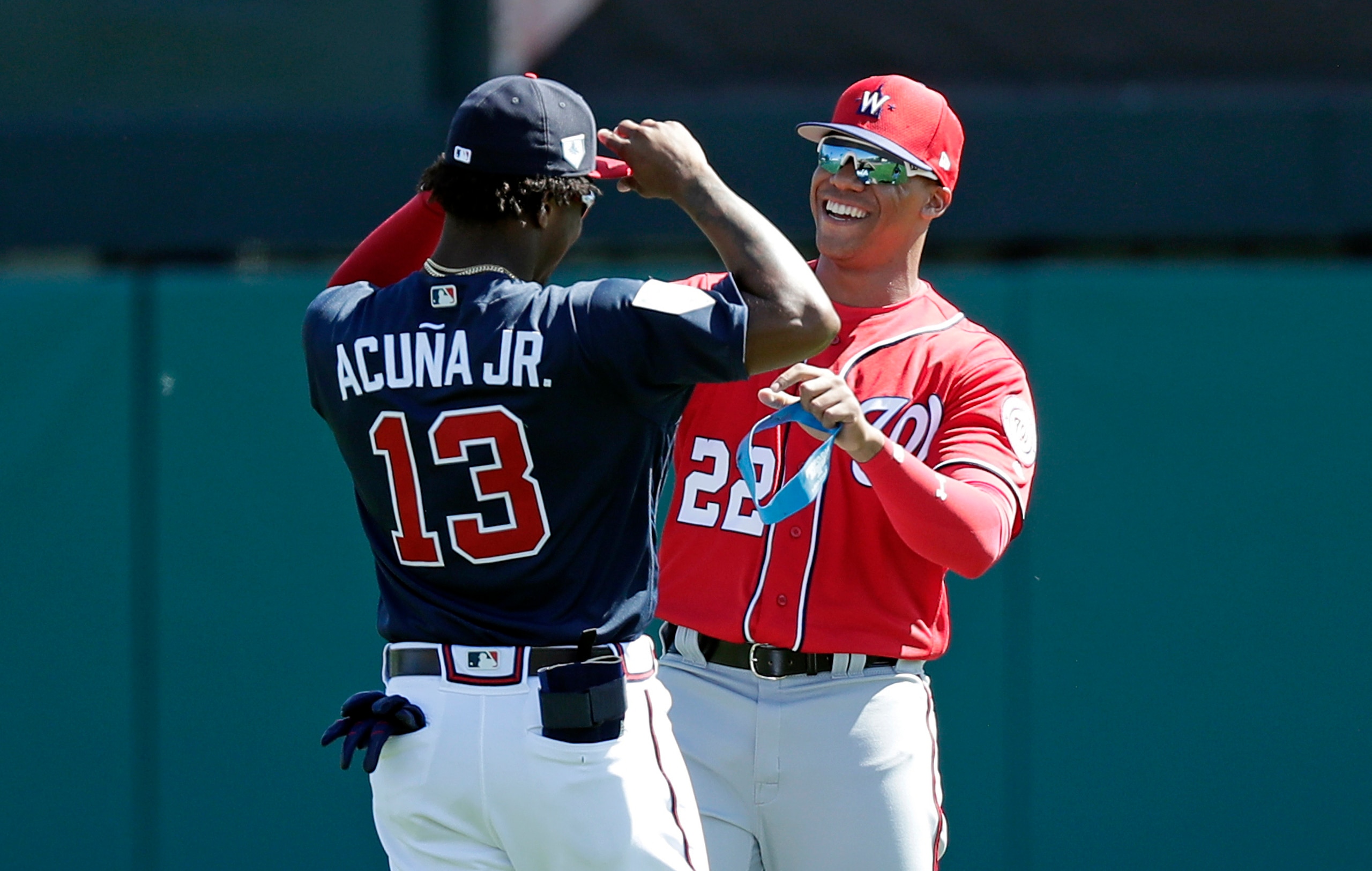 Ronald Acuna Jr. and Juan Soto Ronald Acuna Jr. and Juan Soto