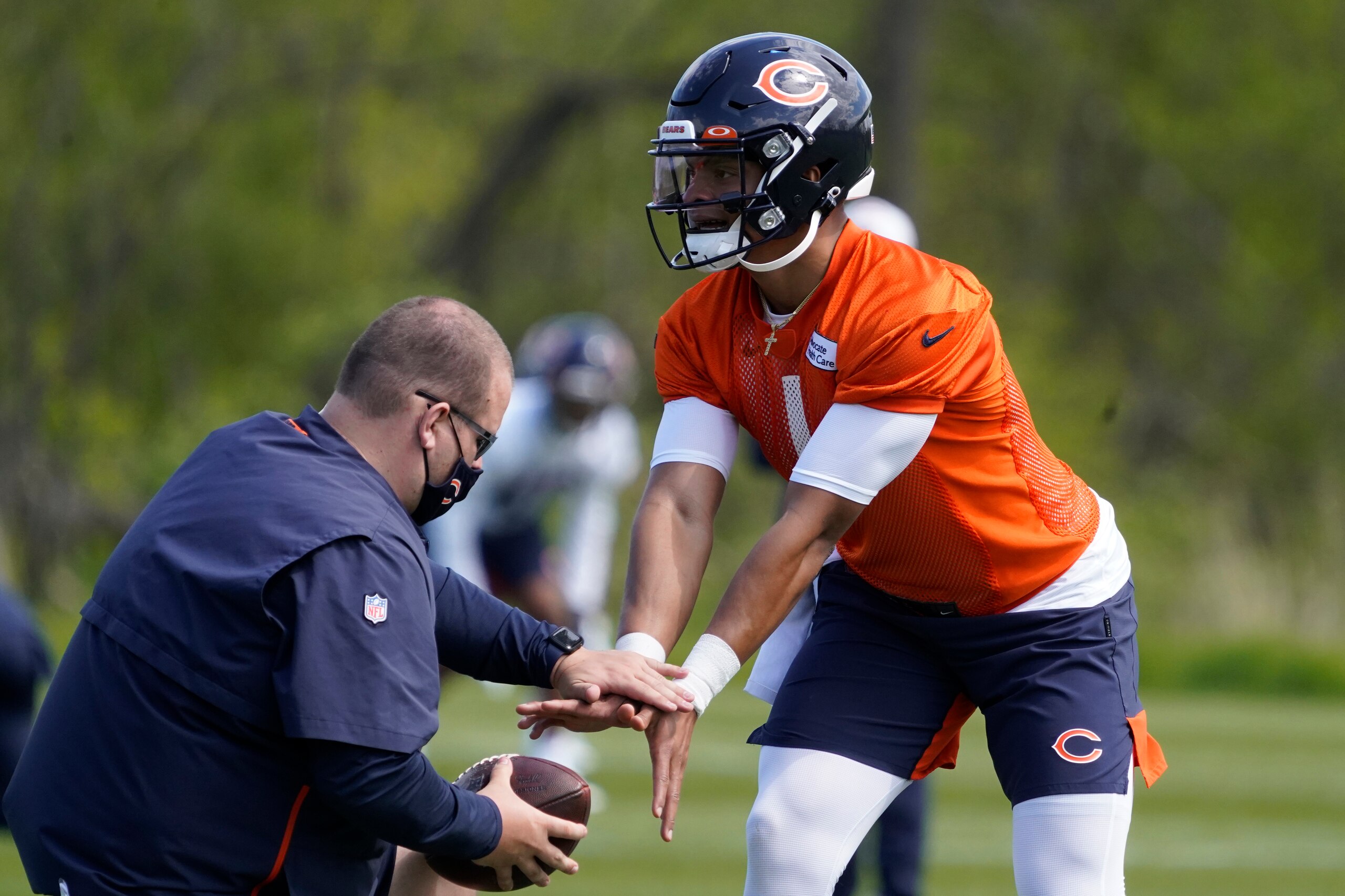 Chicago Bears quarterback Justin Fields