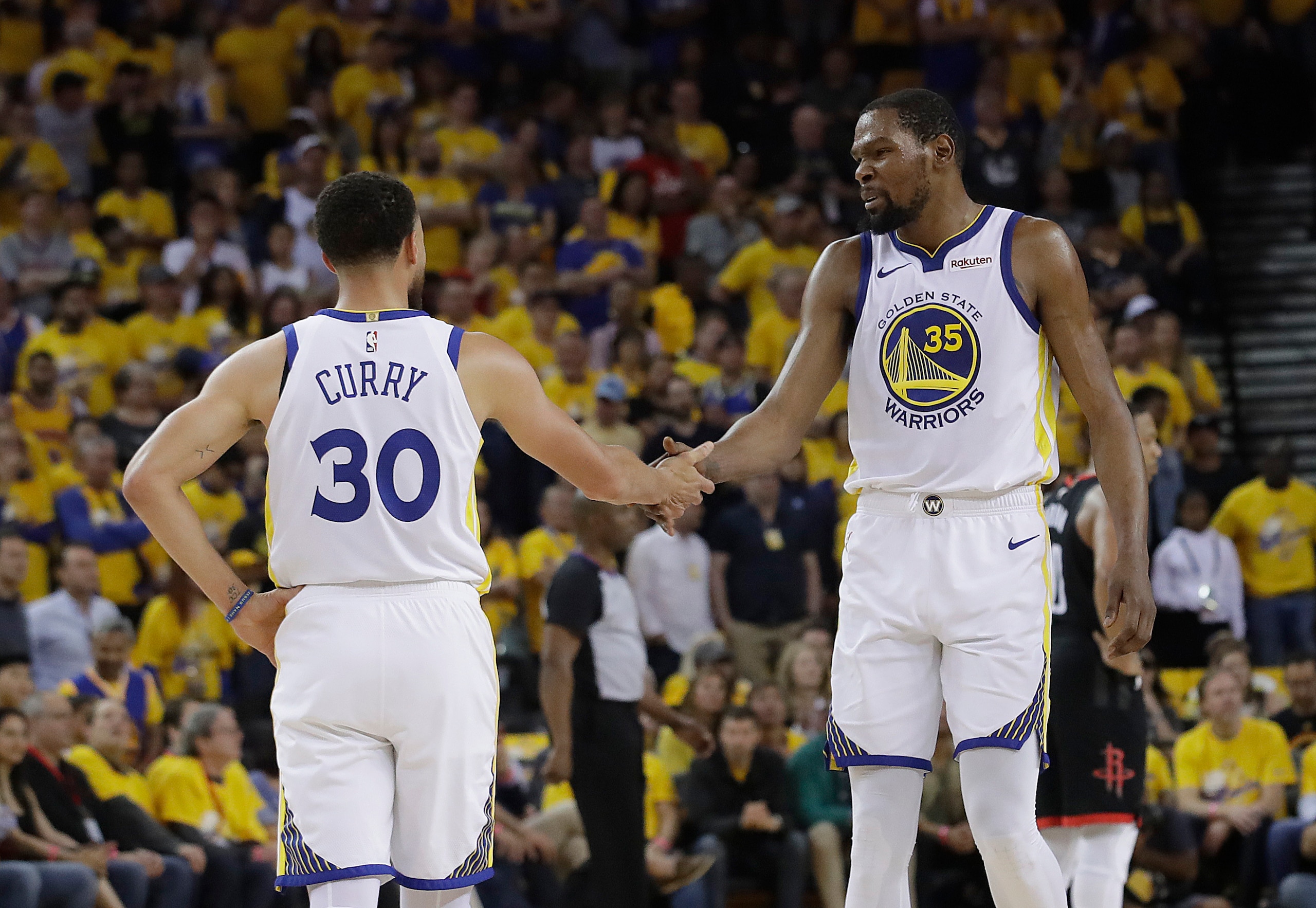 Stephen Curry and Kevin Durant